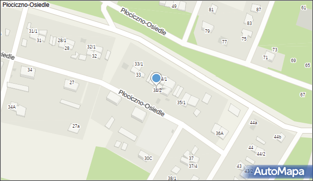 Płociczno-Osiedle, Płociczno-Osiedle, 35, mapa Płociczno-Osiedle