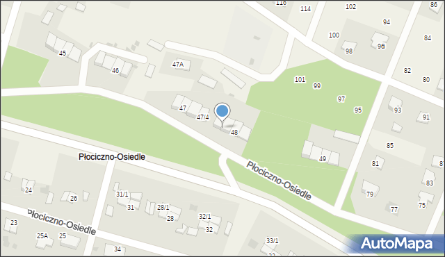 Płociczno-Osiedle, Płociczno-Osiedle, 48/1, mapa Płociczno-Osiedle