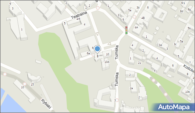Płock, Plac Narutowicza Gabriela, 8, mapa Płock