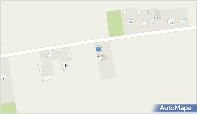 Płocochowo, Płocochowo, 30B, mapa Płocochowo