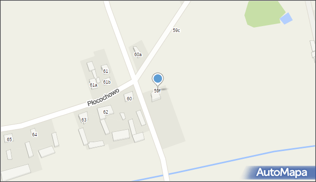 Płocochowo, Płocochowo, 59f, mapa Płocochowo