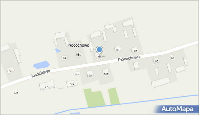 Płocochowo, Płocochowo, 68, mapa Płocochowo
