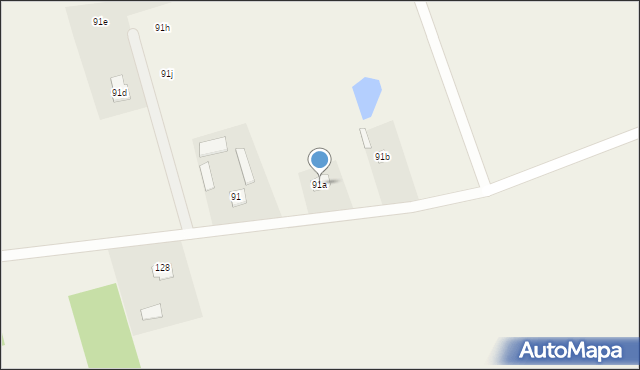 Płocochowo, Płocochowo, 91a, mapa Płocochowo