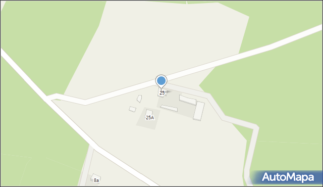 Płomieniec, Płomieniec, 25, mapa Płomieniec