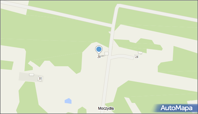 Płomieniec, Płomieniec, 29, mapa Płomieniec