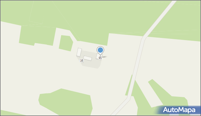 Płomieniec, Płomieniec, 91, mapa Płomieniec