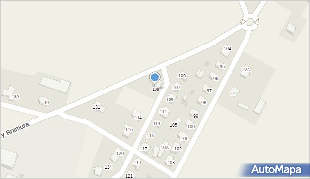 Płoniawy-Bramura, Płoniawy-Bramura, 108, mapa Płoniawy-Bramura