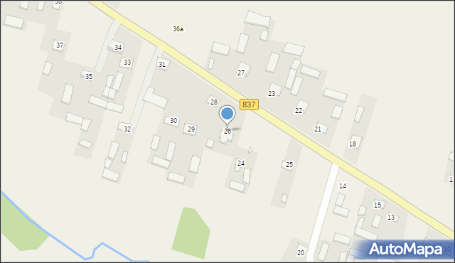 Płonka, Płonka, 26, mapa Płonka