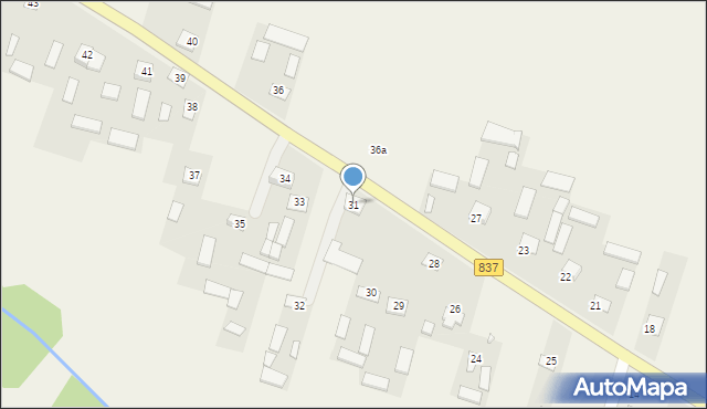 Płonka, Płonka, 31, mapa Płonka