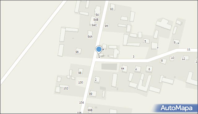 Płonka Kościelna, Płonka Kościelna, 1, mapa Płonka Kościelna