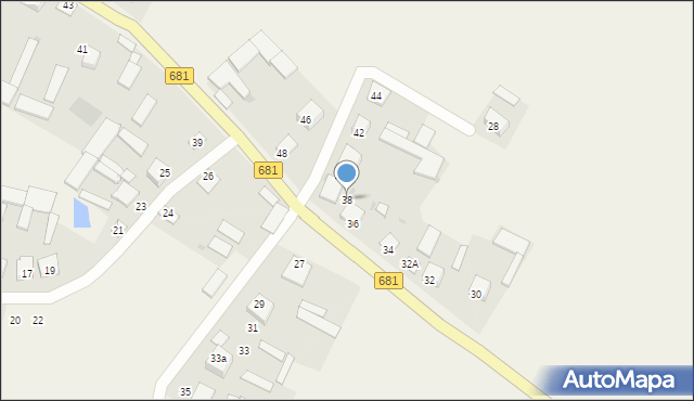 Płonka Kościelna, Płonka Kościelna, 38, mapa Płonka Kościelna