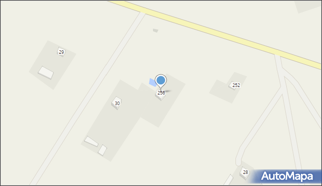 Płonki, Płonki, 256, mapa Płonki