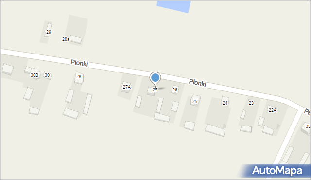 Płonki, Płonki, 27, mapa Płonki