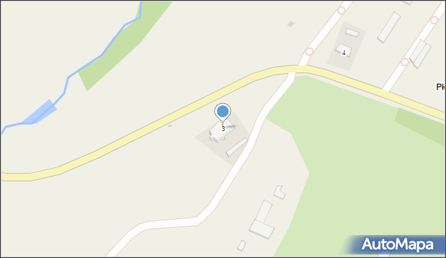 Płonna, Płonna, 3, mapa Płonna