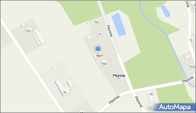 Płonne, Płonne, 56b, mapa Płonne
