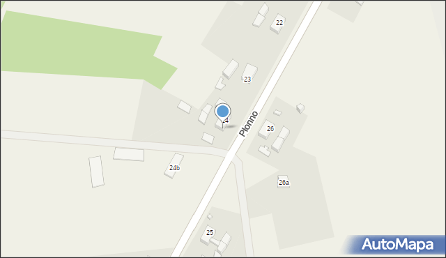 Płonno, Płonno, 24a, mapa Płonno