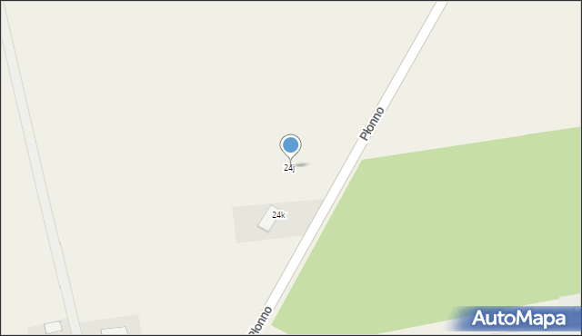 Płonno, Płonno, 24j, mapa Płonno