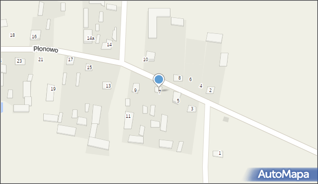 Płonowo, Płonowo, 7, mapa Płonowo