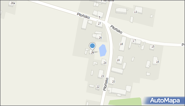 Płońsko, Płońsko, 25, mapa Płońsko