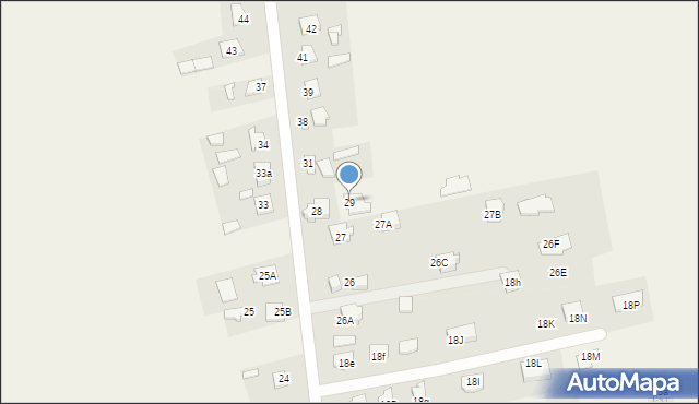 Płoskie, Płoskie, 29, mapa Płoskie