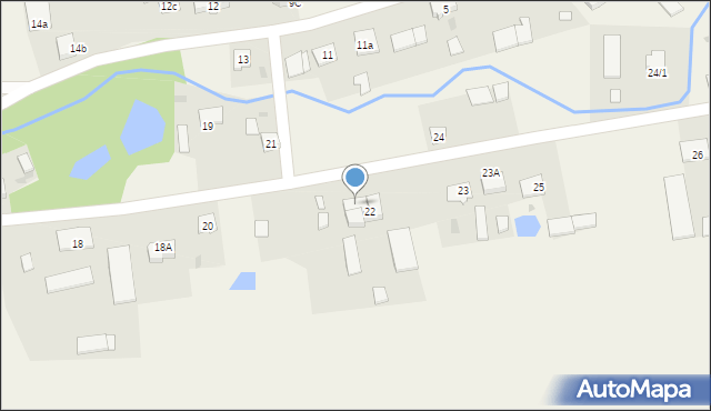 Płoskinia, Płoskinia, 22B, mapa Płoskinia