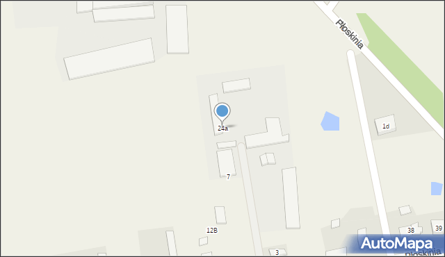 Płoskinia, Płoskinia, 24a, mapa Płoskinia