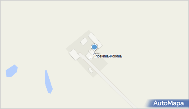 Płoskinia, Płoskinia-Kolonia, 2A, mapa Płoskinia