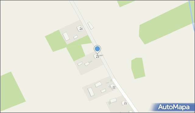 Płosków, Płosków, 23, mapa Płosków