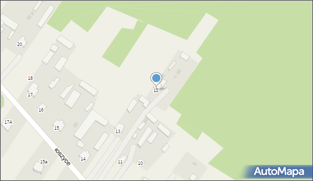Płoszyce, Płoszyce, 12, mapa Płoszyce