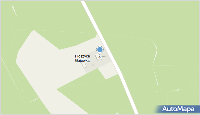 Płoszyce, Płoszyce, 64, mapa Płoszyce