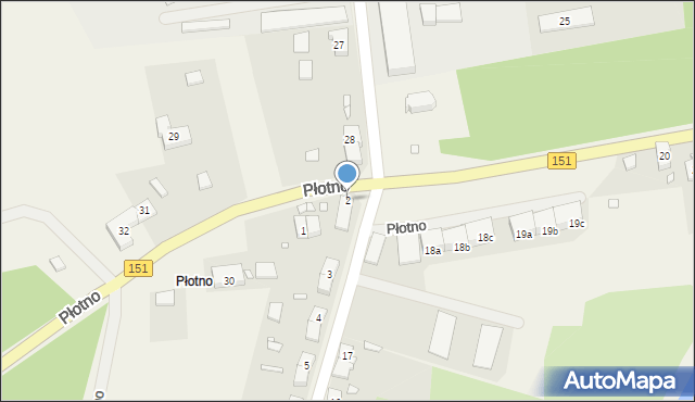 Płotno, Płotno, 2, mapa Płotno
