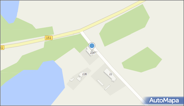 Płotno, Płotno, 22A, mapa Płotno