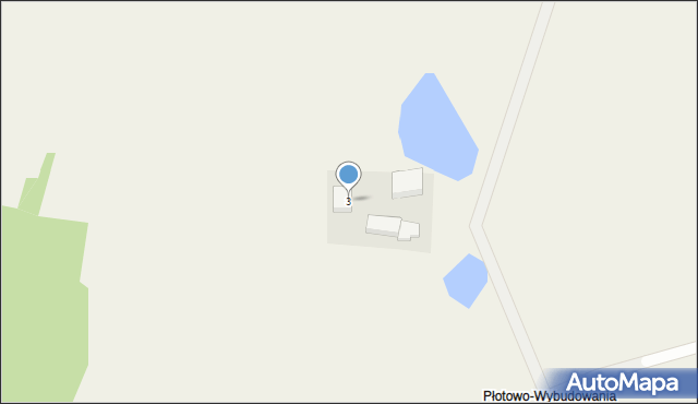 Płotowo, Płotowo, 3, mapa Płotowo