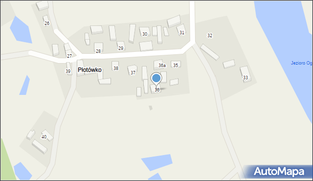 Płotowo, Płotowo, 36, mapa Płotowo