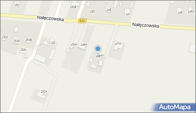 Płouszowice-Kolonia, Płouszowice-Kolonia, 148, mapa Płouszowice-Kolonia