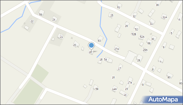 Płowce, Płowce, 19a, mapa Płowce