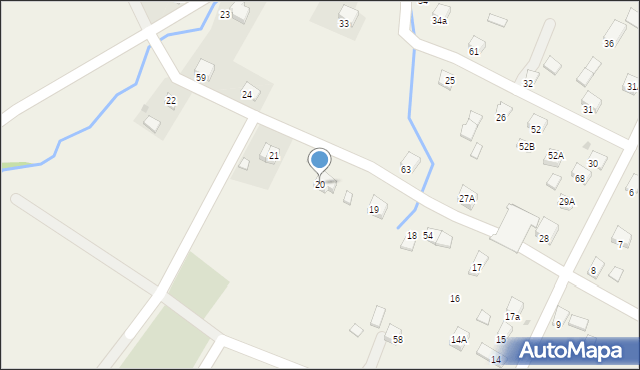 Płowce, Płowce, 20, mapa Płowce