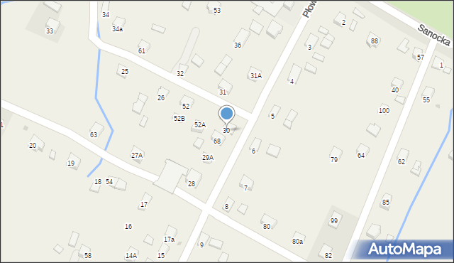 Płowce, Płowce, 30, mapa Płowce