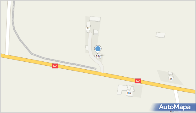 Płowce, Płowce Pierwsze, 34a, mapa Płowce