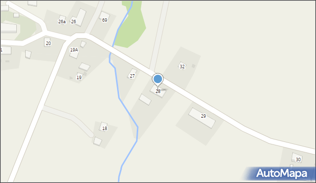 Płowęż, Płowęż, 28, mapa Płowęż