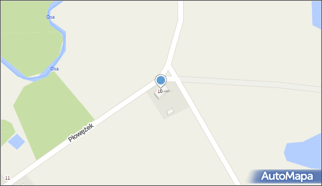 Płowężek, Płowężek, 7/2, mapa Płowężek