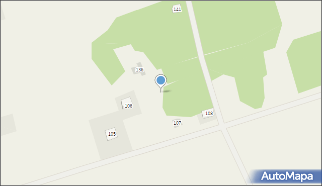 Płozy, Płozy, 137, mapa Płozy