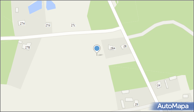 Płozy, Płozy, 28d, mapa Płozy