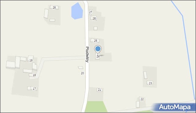 Pludwiny, Pludwiny, 24, mapa Pludwiny