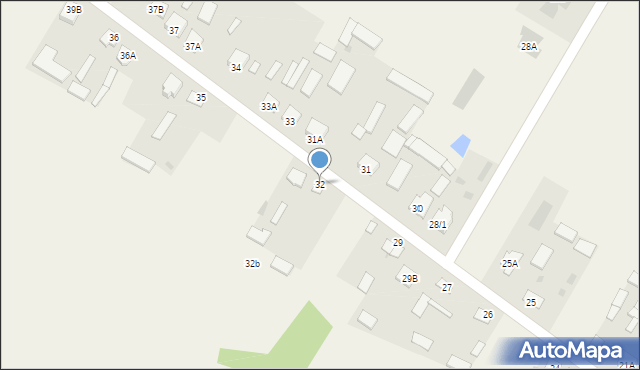 Płudy, Płudy, 32, mapa Płudy