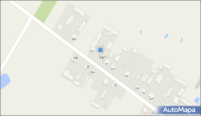 Płudy, Płudy, 37B, mapa Płudy