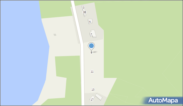 Pluski, Pluszna, 9, mapa Pluski