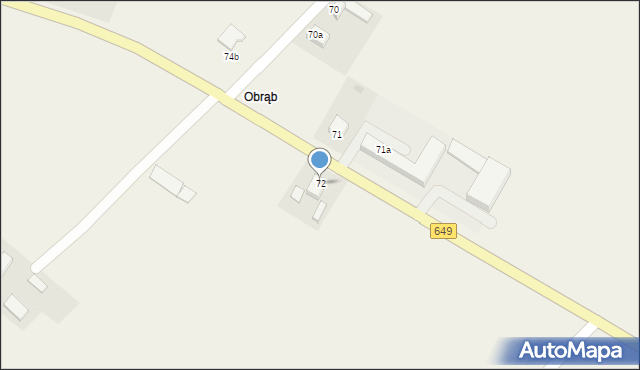 Pluskowęsy, Pluskowęsy, 72, mapa Pluskowęsy