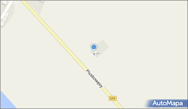 Pluskowęsy, Pluskowęsy, 9, mapa Pluskowęsy