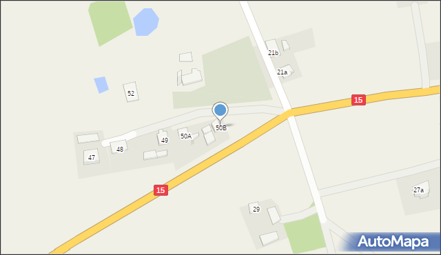 Pluskowęsy, Pluskowęsy, 50B, mapa Pluskowęsy